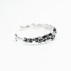 Bratara fixa cranii Argint