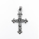 Pandantiv cruce gotica crin imperial Argint