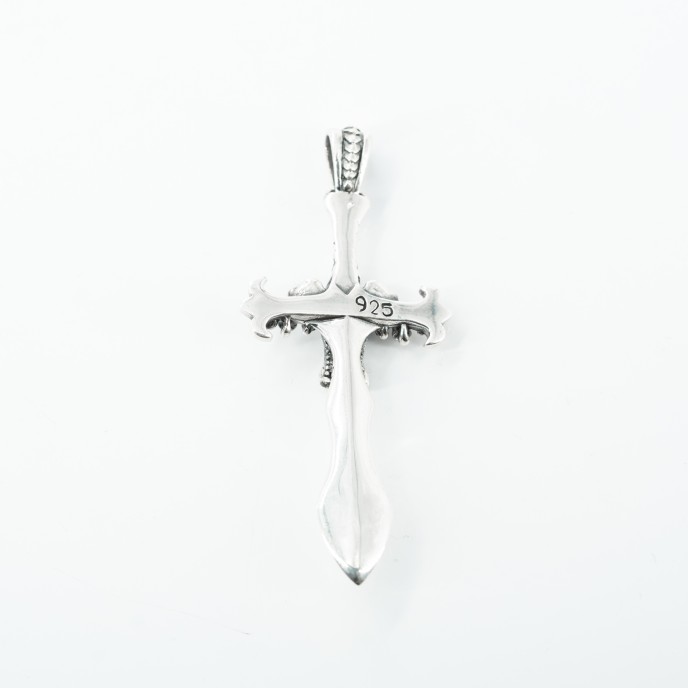 Pandantiv sabie dragon in flacari Argint