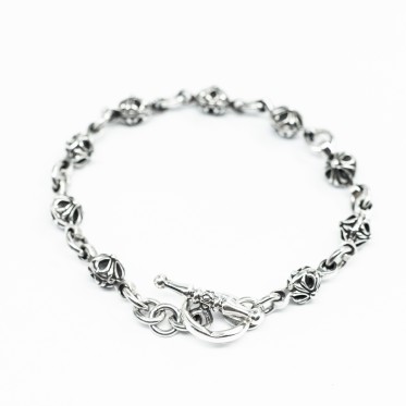 Bratara cruci gotice rotunde Argint