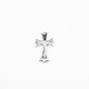 Pandantiv gotic cruce bulina s Argint