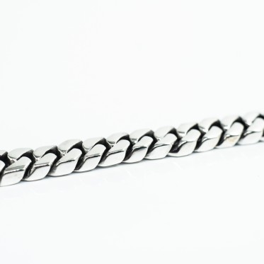 Colier tip panzer 7mm Argint