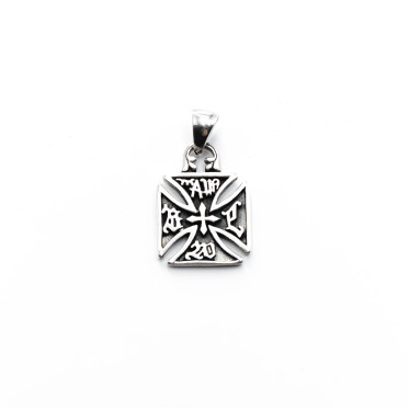 Pandantiv cruce patrata simboluri Argint