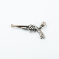 Pandantiv pistol craniu m Argint