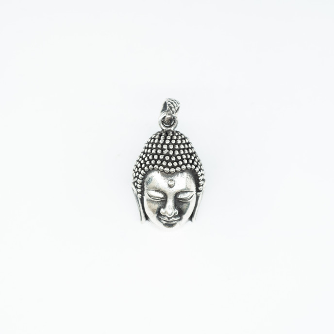 Pandantiv cap Buddha Argint