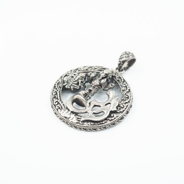 Pandantiv simbol Ganesha Aum Argint