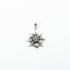 Pandantiv floare de colt Argint