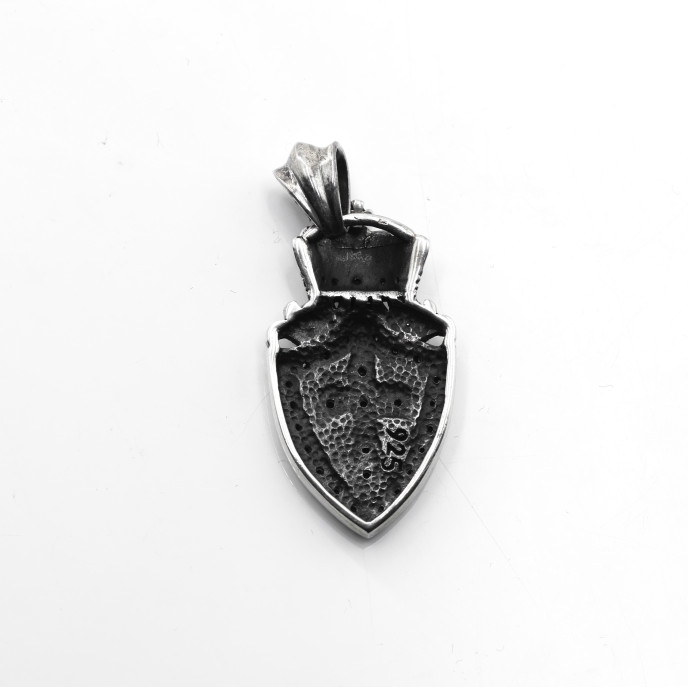 Pandantiv blazon coroana regala crucifix Argint