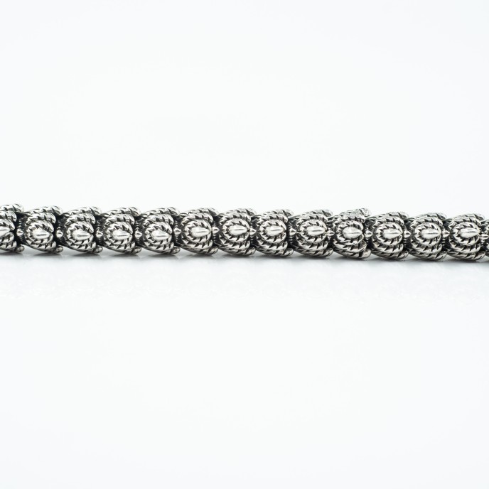 Bratara flexibila dragon tepos Argint