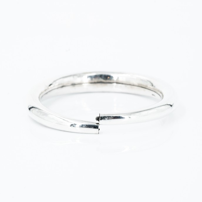 Bratara fixa rotunda descrescatoare Argint