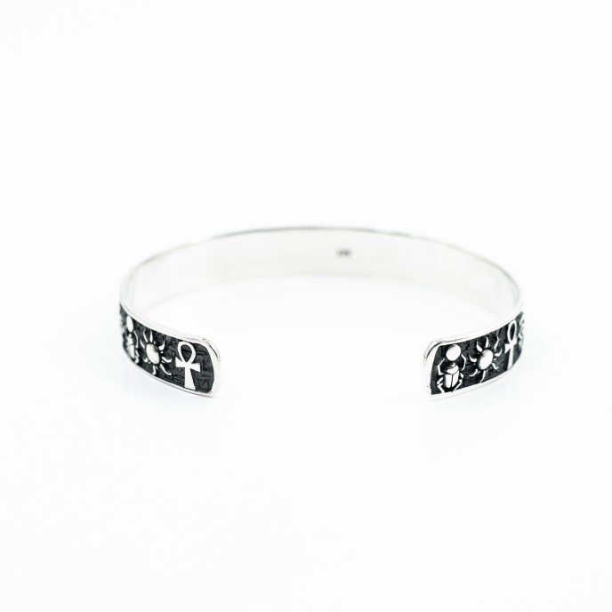 Bratara fixa simboluri Egiptene Argint