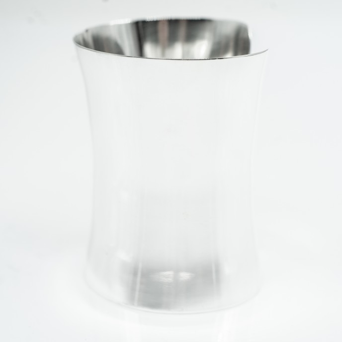 Bratara fixa lata 8 cm Argint