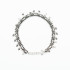 Bratara picior charms inimi buline Argint