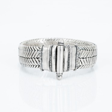 Bratara tip sarpe plat simpla Argint