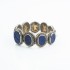 Bratara Afghana ovala lapis lazuli Argint