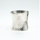 Bratara fixa concava hammered 6cm Argint