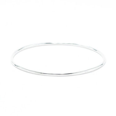 Bratara fixa circulara 2*63mm Argint