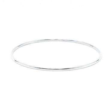 Bratara fixa circulara 2*65mm Argint