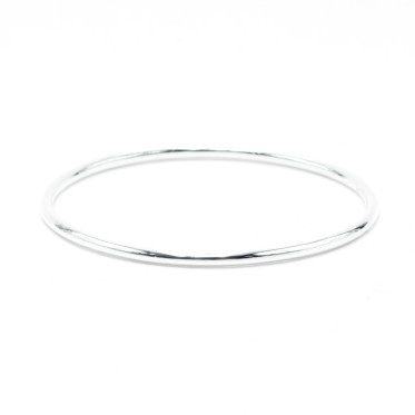 Bratara fixa circulara 3*63mm Argint