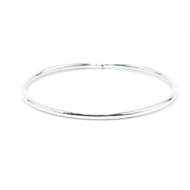 Bratara fixa circulara 3*65mm Argint
