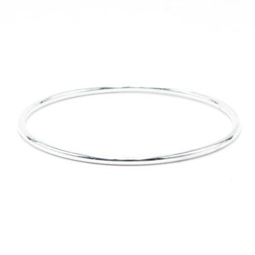 Bratara fixa circulara 3*70mm Argint