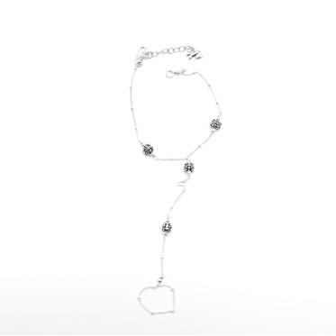 Bratara cu inel bulbi teposi Argint