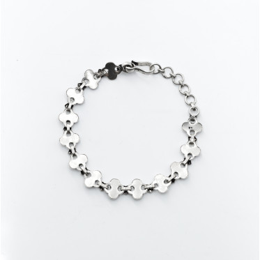 Bratara flexibila soare si inima Argint