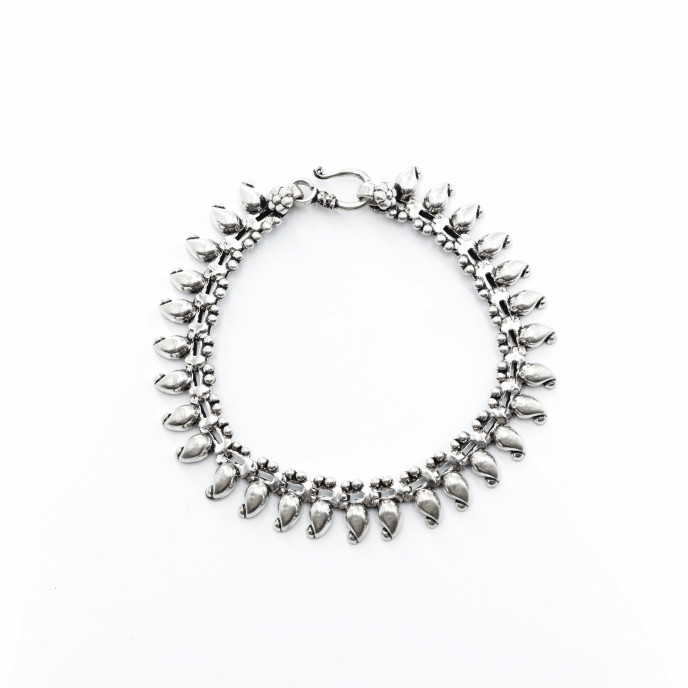 Bratara flexibila picaturi Argint