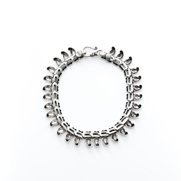 Bratara flexibila picaturi Argint