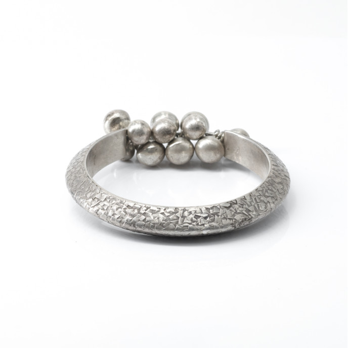 Bratara fixa conica bilute Argint