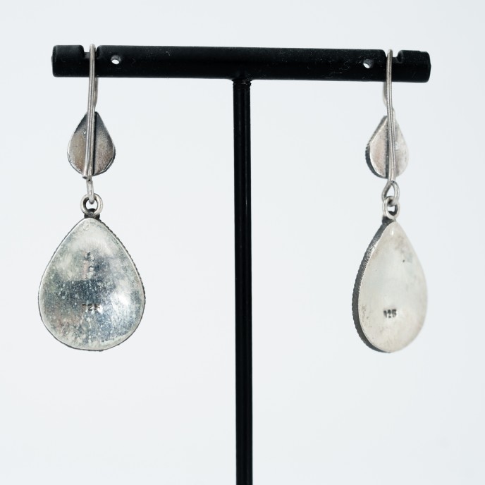 Cercei lungi doua picaturi s Argint