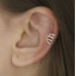 Cercei earcuff 4 linii 1cm Argint