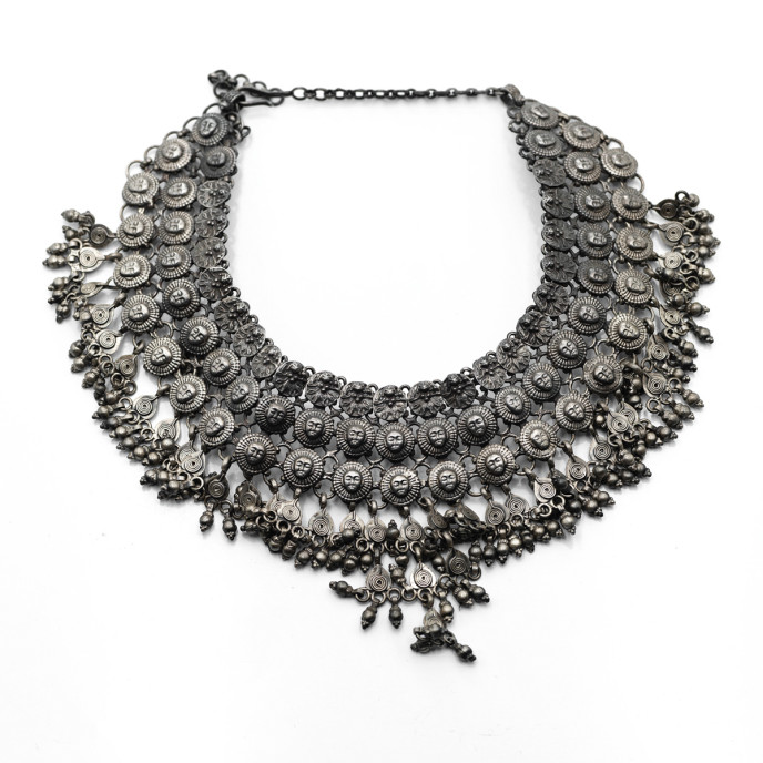 Colier etnic India banuti nr11 Argint