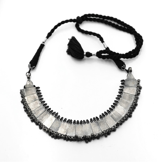 Colier etnic India picatura nr6 Argint