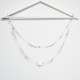 Lant multi pietre piatra-lunii 124cm Argint