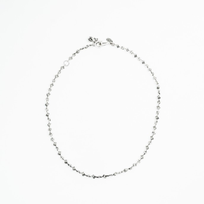 Colier zaruri cruce si coronita Argint