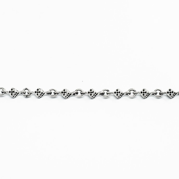 Colier zaruri cruce si coronita Argint