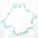 Lant multi pietre calcedonie bleu 158cm Argint