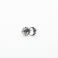 Inel soarele si luna s Argint