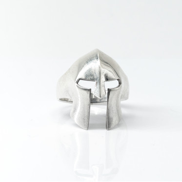 Inel coif viking simplu Argint