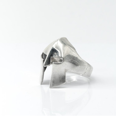 Inel coif viking simplu Argint