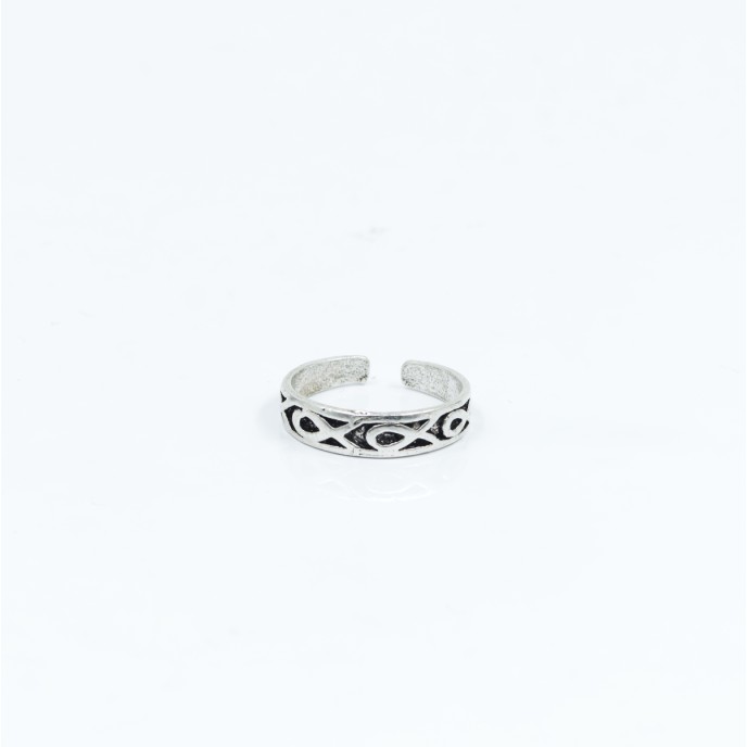 Inel picior model pestisori Argint