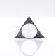 Inel geometric triunghi Argint