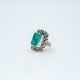Inel piatra dreptunghiulara turcoaza Argint