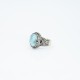 Inel piatra ovala x larimar.s Argint