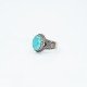 Inel piatra ovala x turcoaza Argint