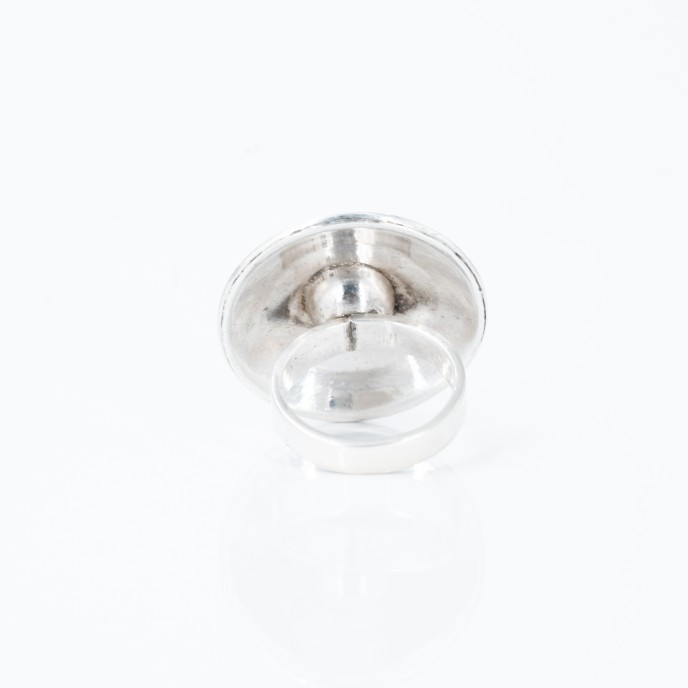 Inel floare bucle Argint