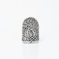 Inel oval plasa India Argint