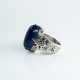 Inel Afgan oval lapis lazuli s Argint