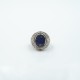 Inel oval broderie gotica lapis lazuli Argint
